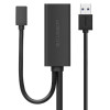UGREEN US175 USB 3.0-verlengkabel met micro USB-voedingspoort, 5 m, zwart