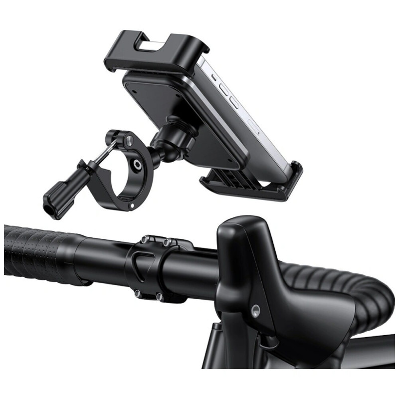 USAMS ZJ082 fietstelefoonhouder, zwart
