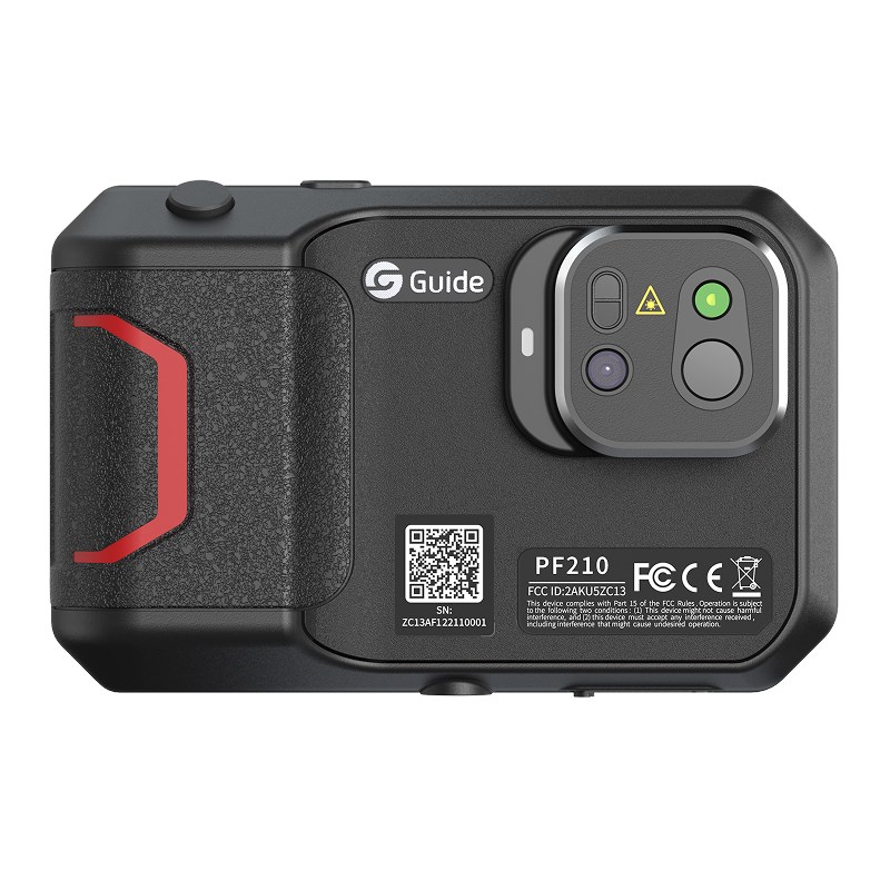 Guide Sensmart PF210 warmtebeeldcamera, 256 x 192 pixels, zwart