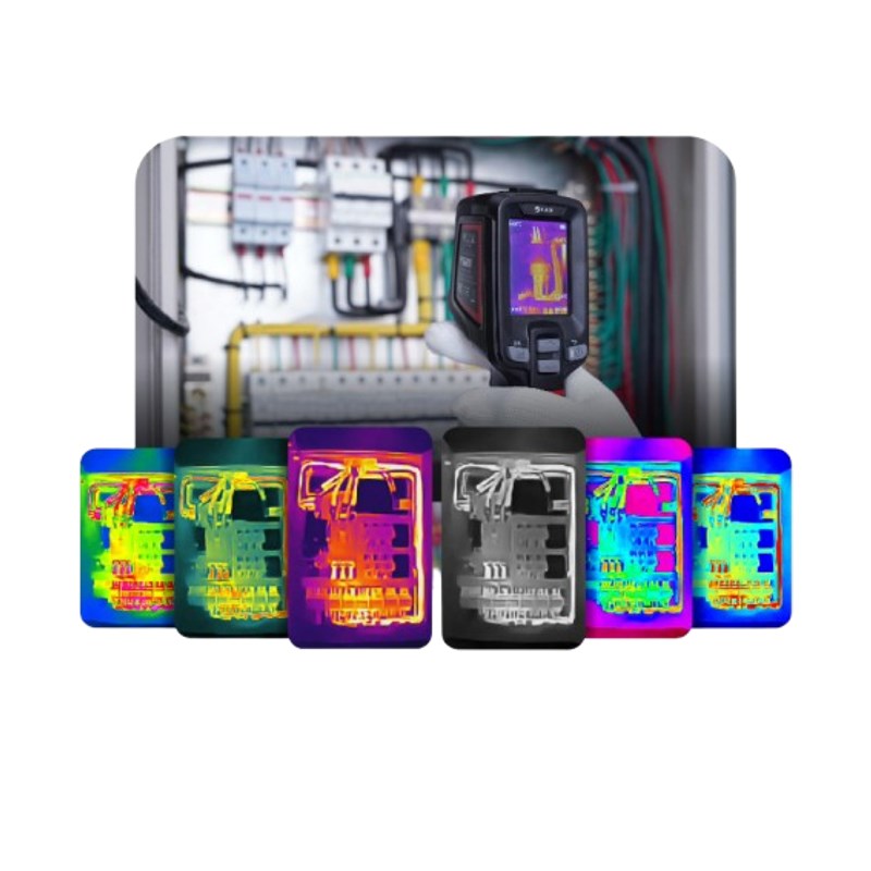 Guide Sensmart E1+ warmtebeeldcamera, 120 x 90 pixels, zwart