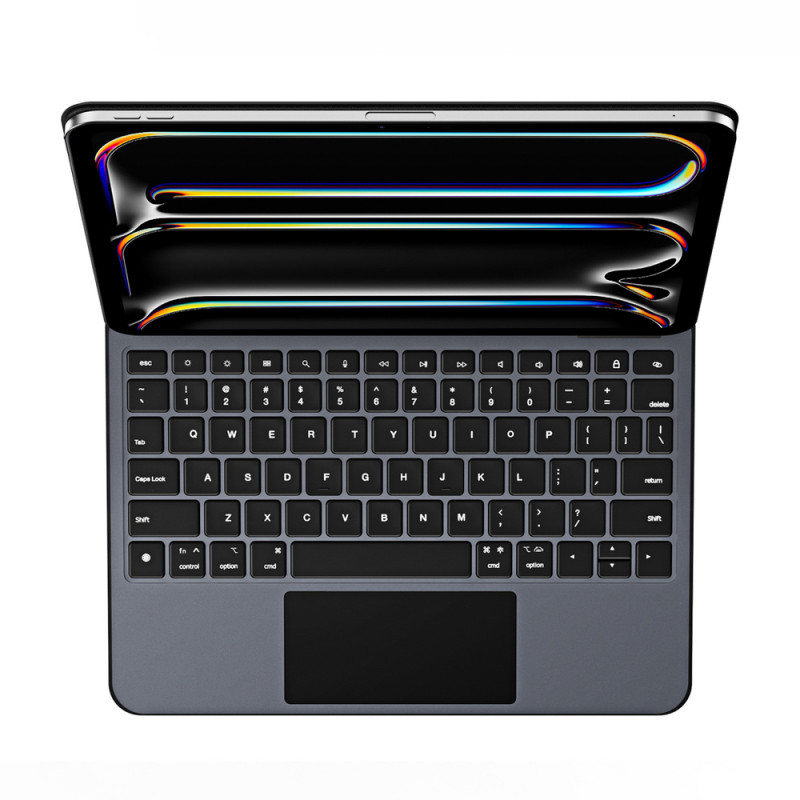Dux Ducis MK-serie toetsenbordhoes voor iPad Pro 11″ (2024), zwart