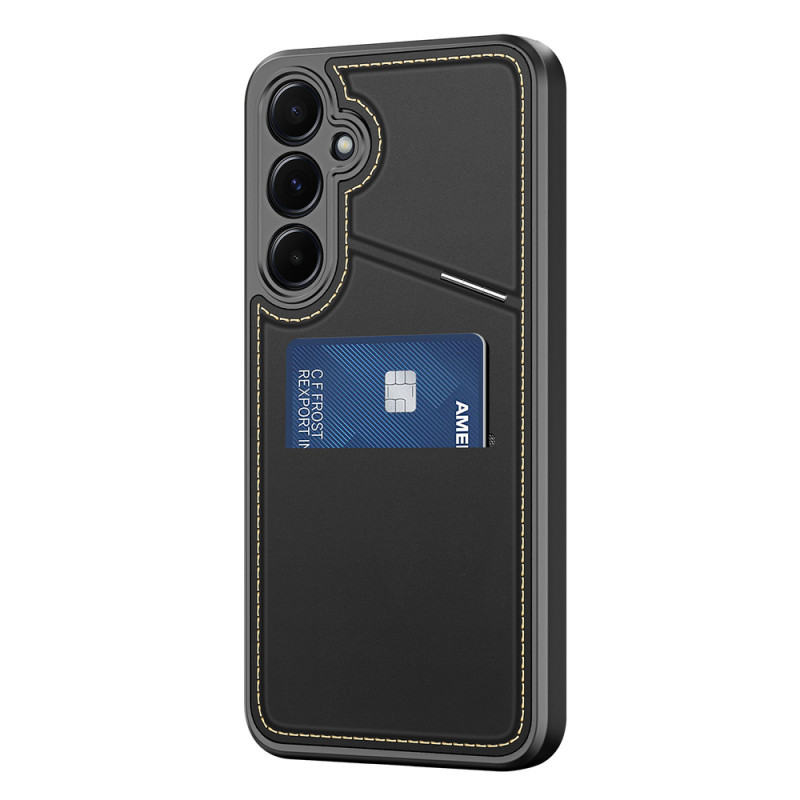 Dux Ducis Rafi II hoes voor Samsung Galaxy S25 met standaard en portemonnee, zwart