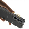 Dux Ducis Rafi II hoes voor Samsung Galaxy S25 met standaard en portemonnee, zwart