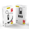 Dudao R5ProN autolader met ingebouwde 3-in-1-kabel (Lightning / USB-C / micro-USB), 3,4 A, 1 m, zwart