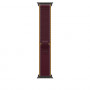 Apple Trail Loop smartwatchband 49 mm, bordeaux, M/L, afwerking in zwart titanium, MKA94ZM/A