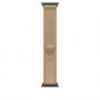 Apple Trail Loop smartwatchband 49 mm, zand, M/L, afwerking in zwart titanium, MKAJ4ZM/A