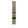Apple Ocean Band smartwatchband 49 mm, halfdoorzichtig zeegrasgroen, afwerking in zwart titanium, MKAV4ZM/A
