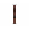 Apple Alpine Loop smartwatchband 49 mm, bordeaux, medium, afwerking in zwart titanium, MKF14ZM/A