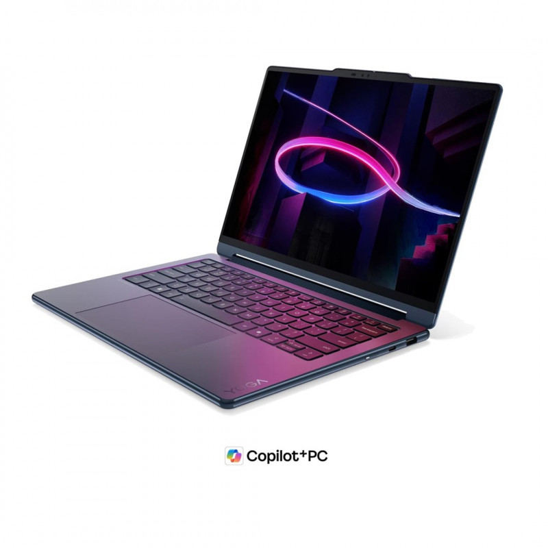 Lenovo Yoga 9i 2-in-1 Aura Edition 14IPH11 83SE001XPB laptop, 14" 2,8K OLED-aanraakscherm, Intel Core Ultra 7 355, 32 GB RAM, 512 GB SSD, blauw