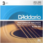 D'Addario EJ16 snaren voor akoestische gitaar, 12-53