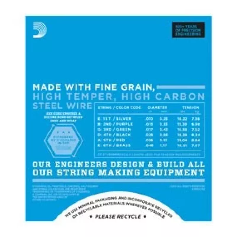 D'Addario EXL110 Regular Light snaren voor elektrische gitaar, 10-46