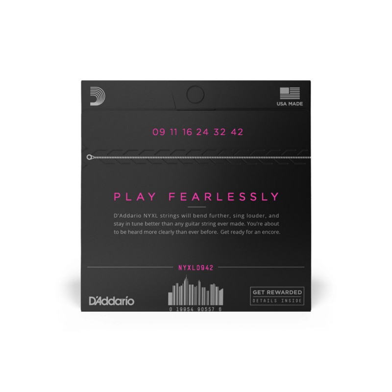 D'Addario NYXL0942 snaren voor elektrische gitaar, 09–42