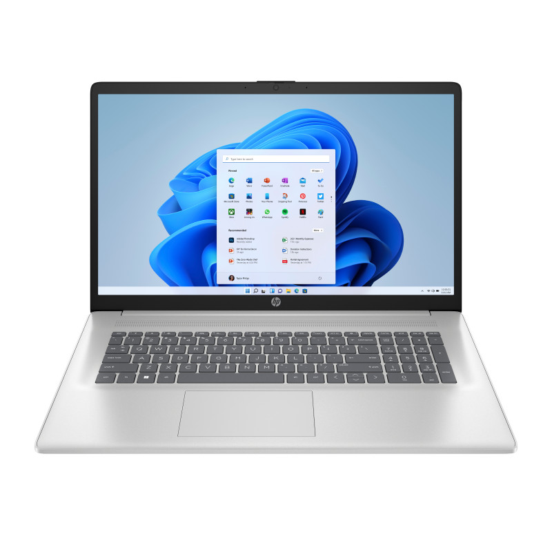 HP 17-cp3575ng laptop, AMD Ryzen 7 7730U, 16 GB RAM, 1 TB SSD, Duits toetsenbord (QWERTZ)