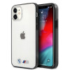 BMW BMHCP12SMBTOK Sandblast hardcase voor Apple iPhone 12 mini, transparant