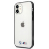 BMW BMHCP12SMBTOK Sandblast hardcase voor Apple iPhone 12 mini, transparant