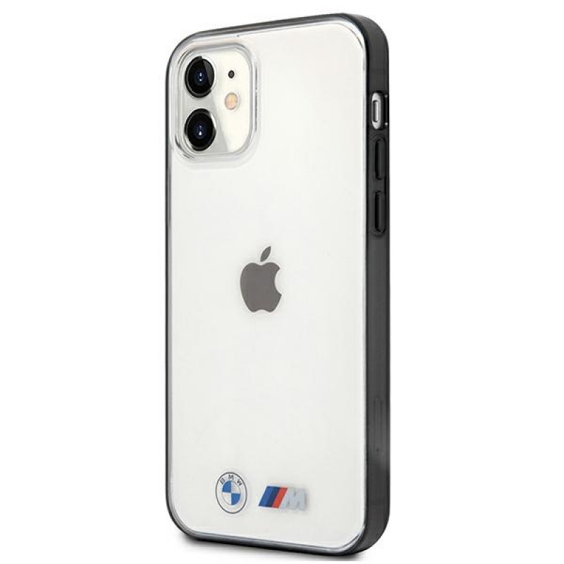 BMW BMHCP12SMBTOK Sandblast hardcase voor Apple iPhone 12 mini, transparant
