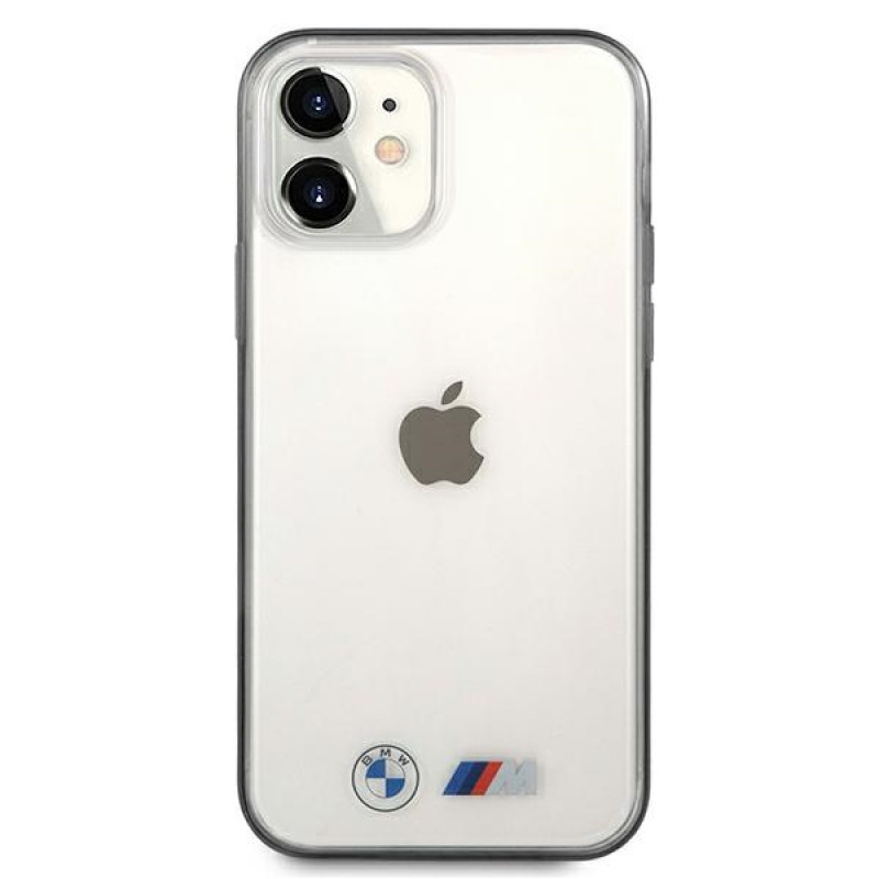BMW BMHCP12SMBTOK Sandblast hardcase voor Apple iPhone 12 mini, transparant