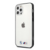 BMW BMHCP12LMBTOK Sandblast hardcase voor Apple iPhone 12 Pro Max, transparant