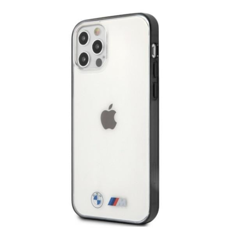 BMW BMHCP12LMBTOK Sandblast hardcase voor Apple iPhone 12 Pro Max, transparant
