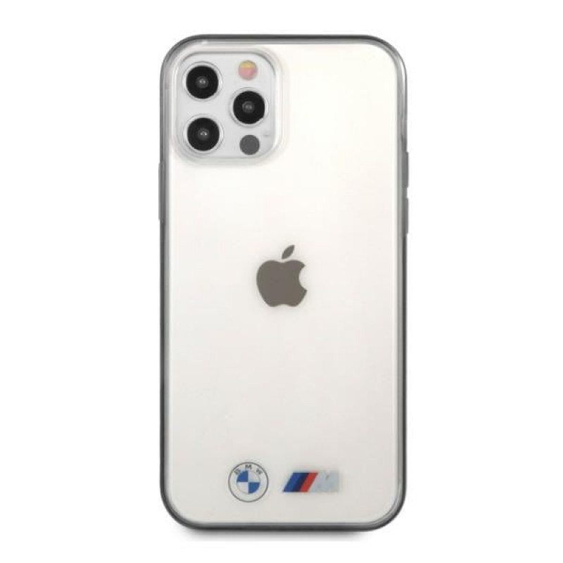 BMW BMHCP12LMBTOK Sandblast hardcase voor Apple iPhone 12 Pro Max, transparant