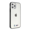 BMW BMHCP12LMBTOK Sandblast hardcase voor Apple iPhone 12 Pro Max, transparant
