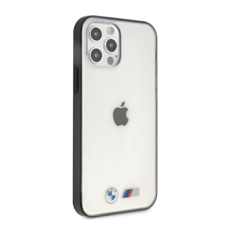 BMW BMHCP12LMBTOK Sandblast hardcase voor Apple iPhone 12 Pro Max, transparant