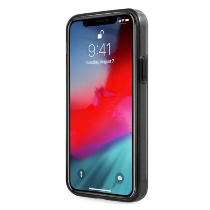 BMW BMHCP12LMBTOK Sandblast hardcase voor Apple iPhone 12 Pro Max, transparant