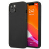 Mercedes-AMG AMHCP13MDOLBK Leather Hot Stamped hardcase voor Apple iPhone 13, zwart