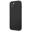 Mercedes-AMG AMHCP13MDOLBK Leather Hot Stamped hardcase voor Apple iPhone 13, zwart
