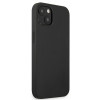Mercedes-AMG AMHCP13MDOLBK Leather Hot Stamped hardcase voor Apple iPhone 13, zwart