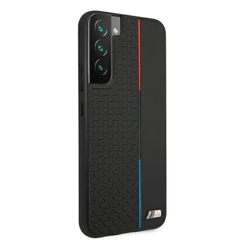 BMW BMHCS22MTRTBK hardcase-hoesje voor Samsung Galaxy S22+, M Collection Triangles, zwart