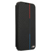 BMW BMBKS22MTRTBK bookcase-hoesje voor Samsung Galaxy S22+, M Collection Triangles, zwart