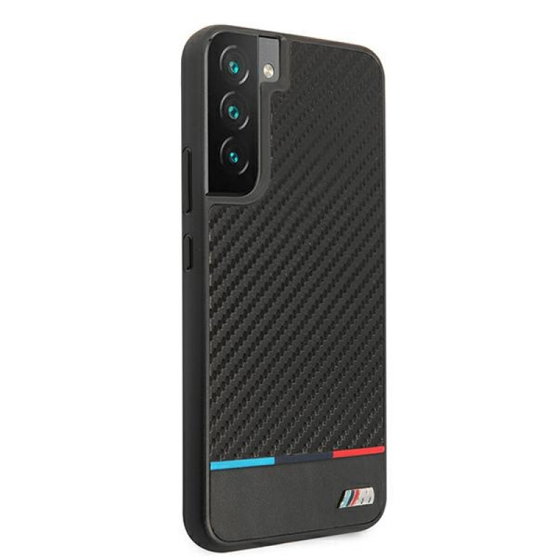 BMW BMHCS22MPUCARTCBK hardcase-hoesje voor Samsung Galaxy S22+, M Collection Triangles, zwart