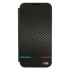 BMW BMBKS22MPUCARTCBK bookcase-hoesje voor Samsung Galaxy S22+, M Collection Triangles, zwart