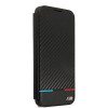 BMW BMBKS22MPUCARTCBK bookcase-hoesje voor Samsung Galaxy S22+, M Collection Triangles, zwart