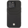 BMW BMHCP14L22RSEPK hoesje voor iPhone 14 Pro, zwart, Leather Card Slot