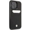 BMW BMHCP14L22RSEPK hoesje voor iPhone 14 Pro, zwart, Leather Card Slot