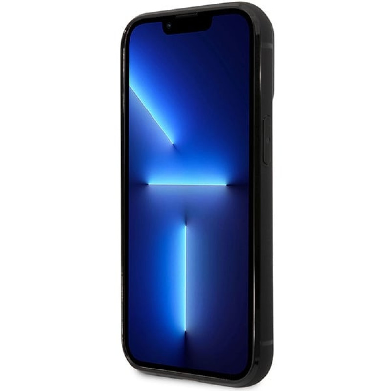 BMW BMHCP14X22RSEPK hoesje voor iPhone 14 Pro Max, zwart, Leather Card Slot