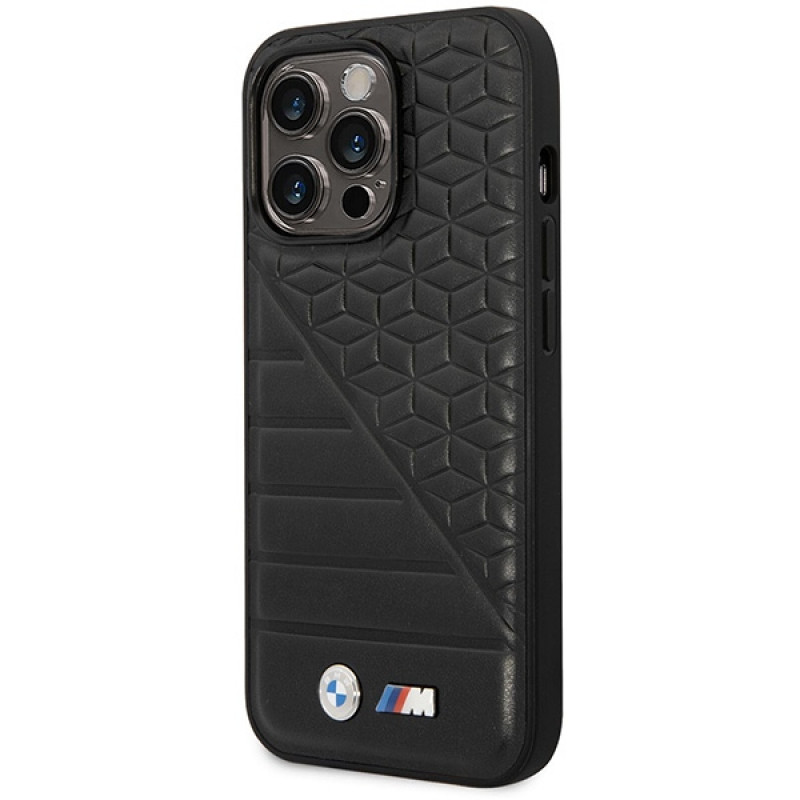 BMW BMHCP14L22PMGK hoesje voor iPhone 14 Pro, zwart, Bi Pattern