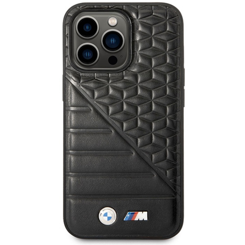 BMW BMHCP14L22PMGK hoesje voor iPhone 14 Pro, zwart, Bi Pattern