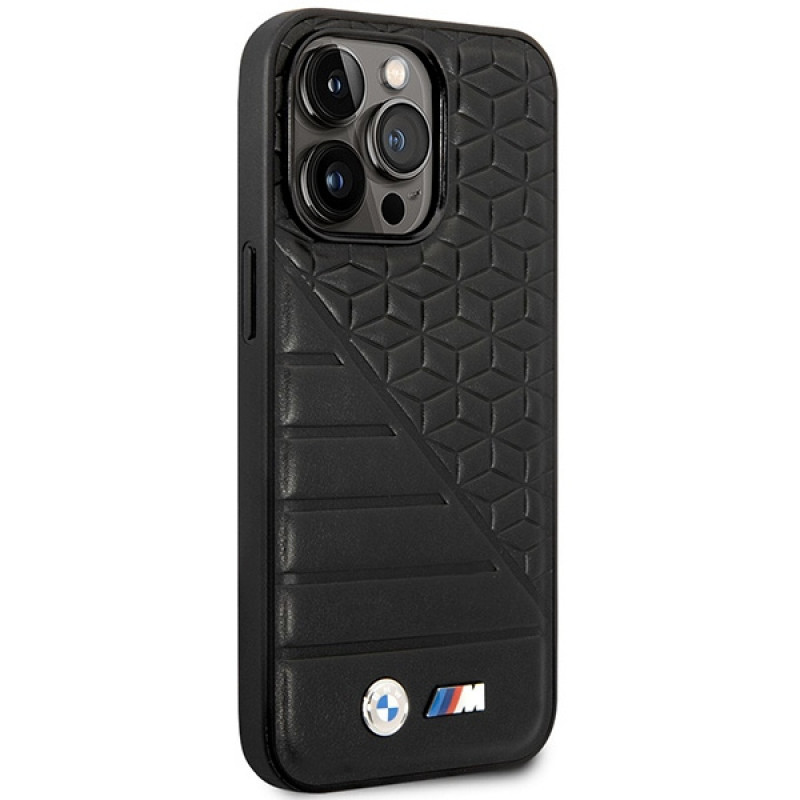 BMW BMHCP14L22PMGK hoesje voor iPhone 14 Pro, zwart, Bi Pattern