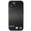 BMW BMHCP14M22NBCK hoesje voor iPhone 14 Plus, zwart, Leather Carbon