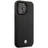BMW BMHMP14L22RFGK Leather Diamond Pattern MagSafe hoesje voor Apple iPhone 14 Pro 6,1″, zwart