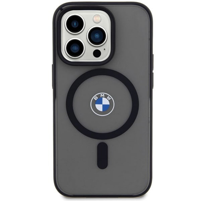BMW BMHMP14LDSLK Signature MagSafe harde hoes voor Apple iPhone 14 Pro, zwart