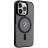 BMW BMHMP14LDSLK Signature MagSafe harde hoes voor Apple iPhone 14 Pro, zwart