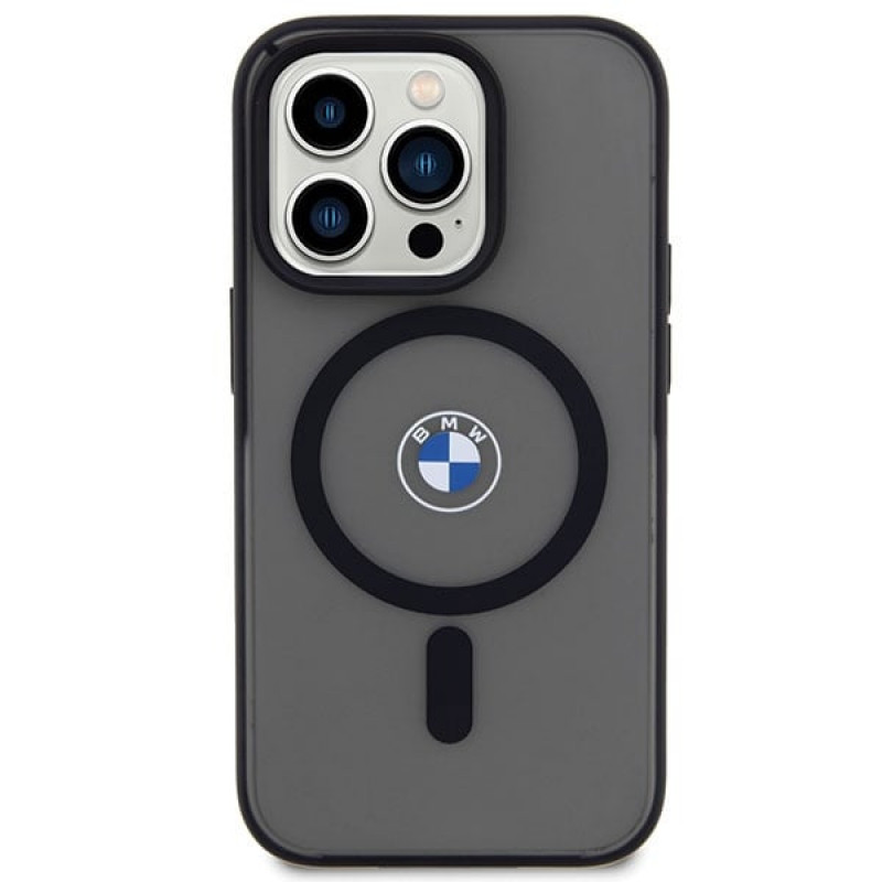 BMW BMHMP14XDSLK Signature MagSafe harde hoes voor Apple iPhone 14 Pro Max, zwart