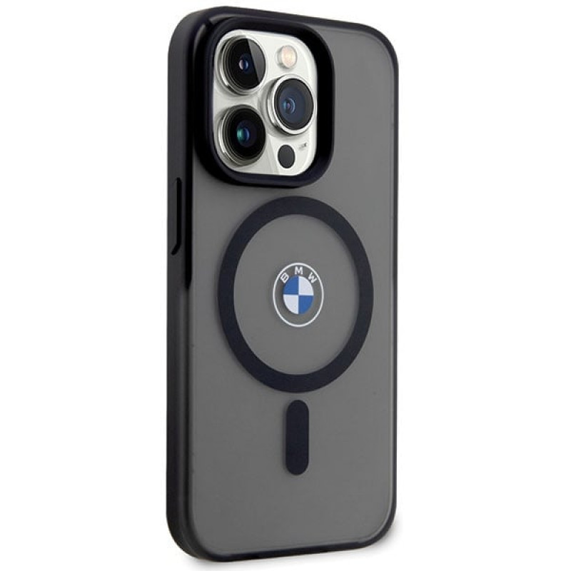 BMW BMHMP14XDSLK Signature MagSafe harde hoes voor Apple iPhone 14 Pro Max, zwart