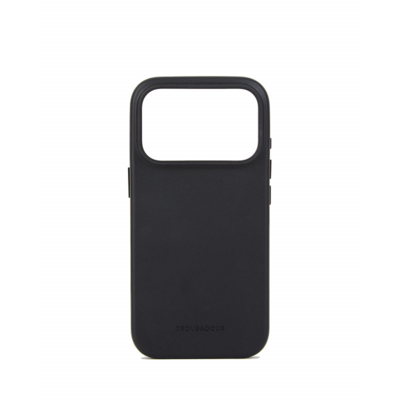 Mujjo Troubadour leren hoesje voor Apple iPhone 18 Pro / 17 Pro, MagSafe, zwart