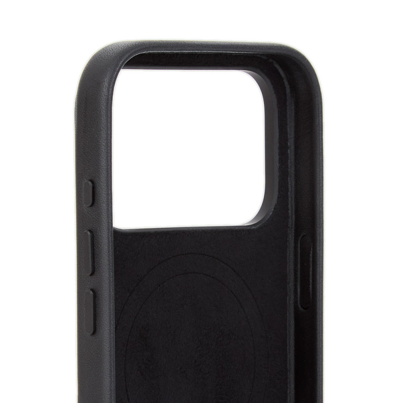 Mujjo Troubadour leren hoesje voor Apple iPhone 18 Pro / 17 Pro, MagSafe, zwart