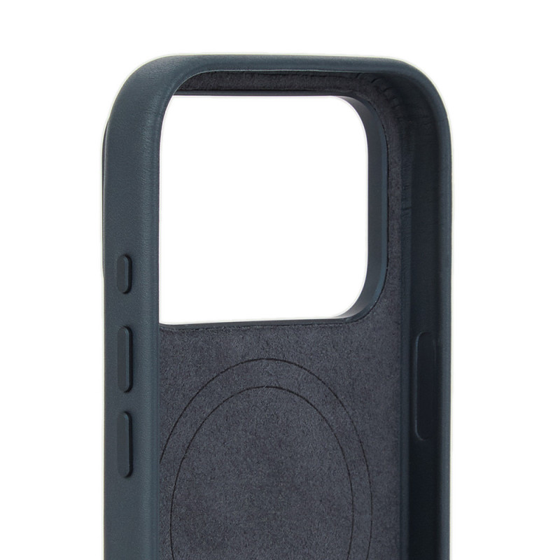 Mujjo Troubadour leren hoesje voor Apple iPhone 18 Pro / 17 Pro, MagSafe, basalt